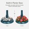 Best Choice Products Solar Outdoor Bird Bath Pedestal Fountain Garden Decoration w/ Fillable Planter Base